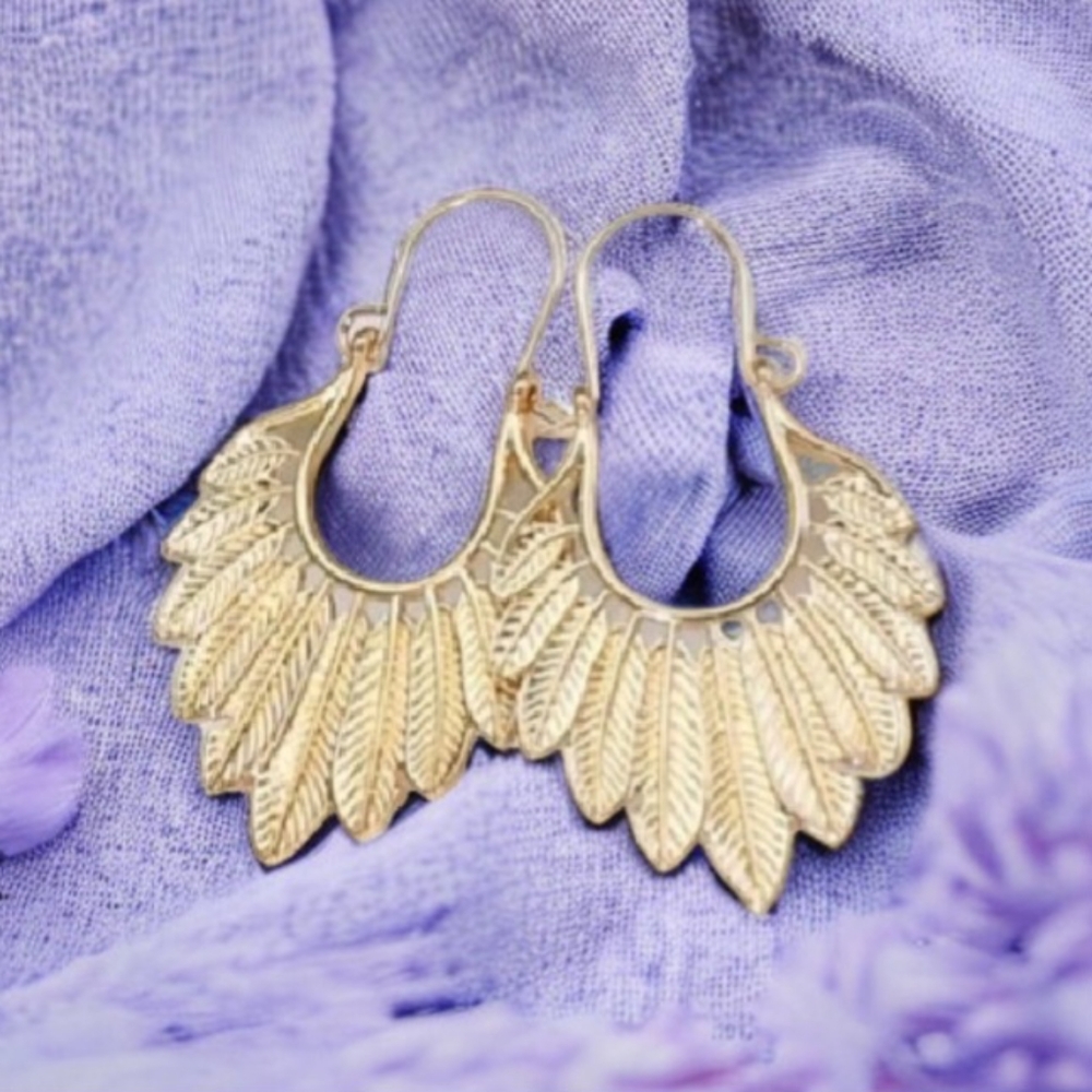 Boho Leaf Earrings